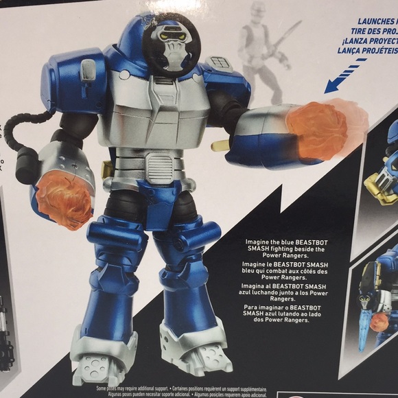 Power Rangers Beast Morphers Smash Beastbot Action Figure New in Package - Picture 6 of 11